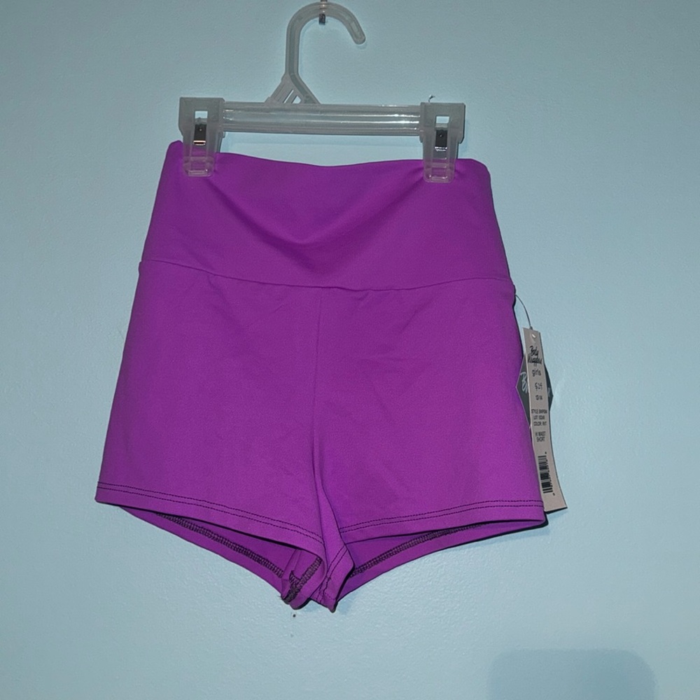 NWT Body Wrappers girls dance shorts size 12/14